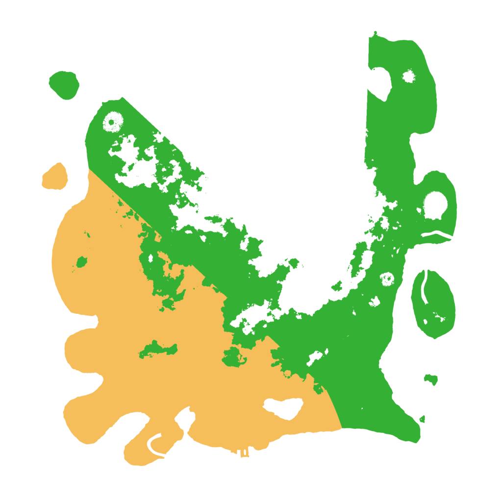Biome Rust Map: Procedural Map, Size: 3700, Seed: 312969638