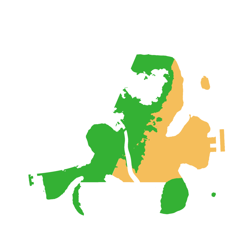 Biome Rust Map: Procedural Map, Size: 2200, Seed: 1255444