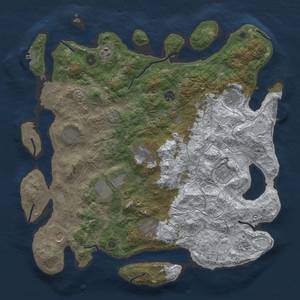 Thumbnail Rust Map: Procedural Map, Size: 4350, Seed: 1658071620, 20 Monuments