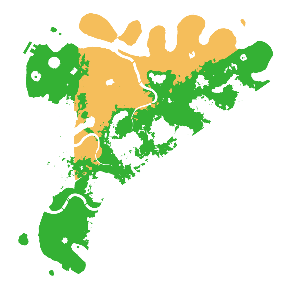 Biome Rust Map: Procedural Map, Size: 4500, Seed: 122333589