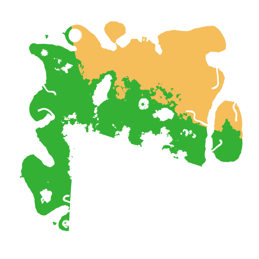Biome Rust Map: Procedural Map, Size: 3500, Seed: 1987274154