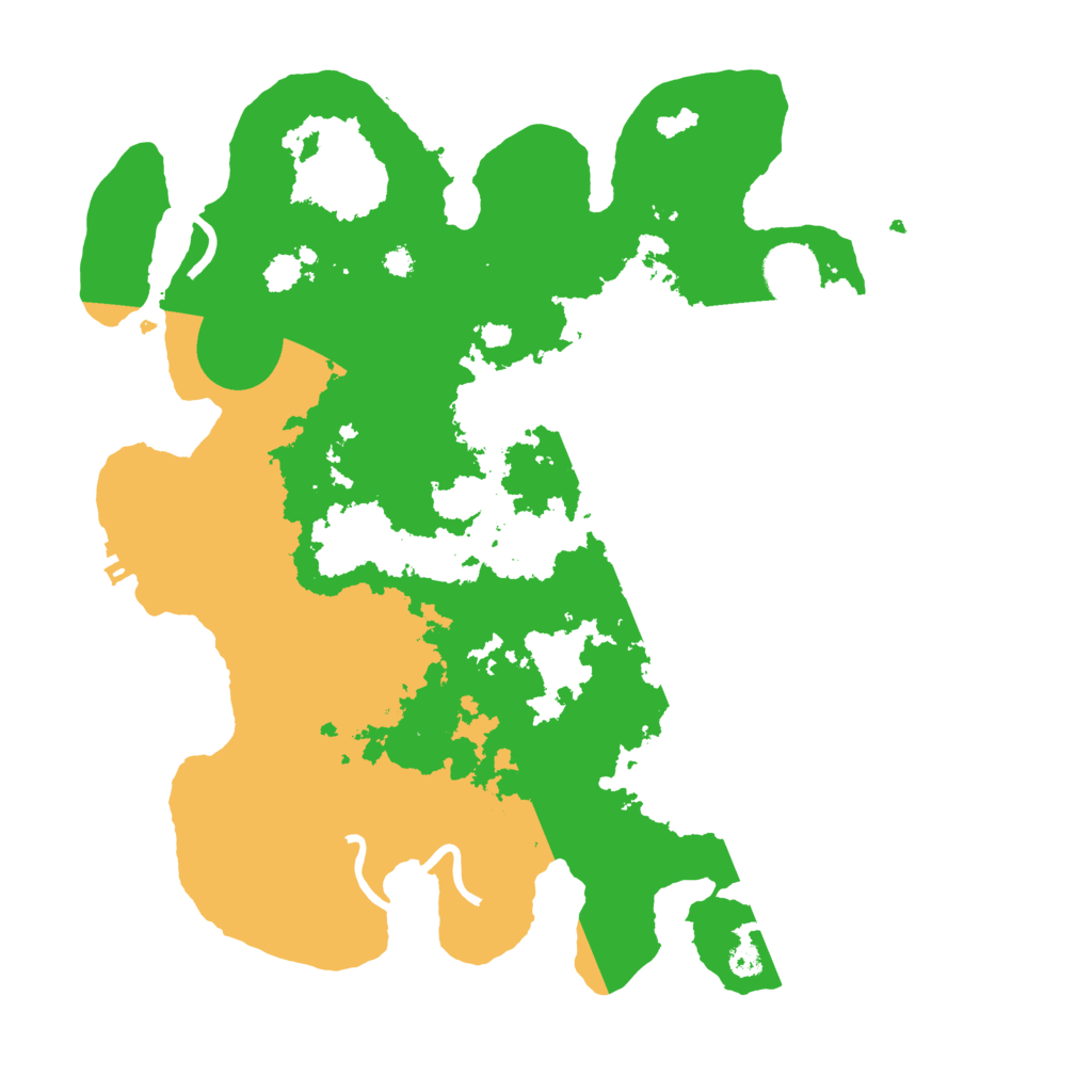 Biome Rust Map: Procedural Map, Size: 3500, Seed: 269047985