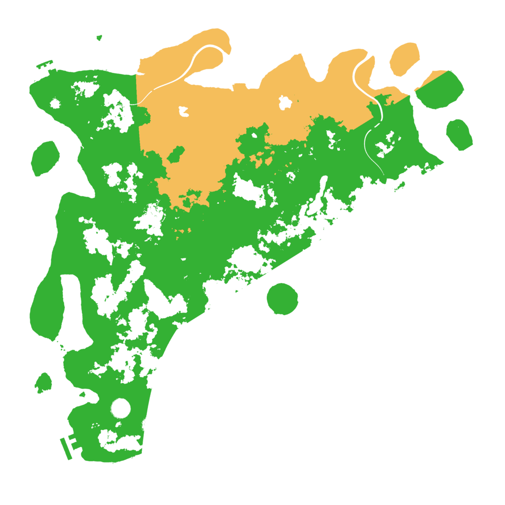 Biome Rust Map: Procedural Map, Size: 4500, Seed: 1721789558