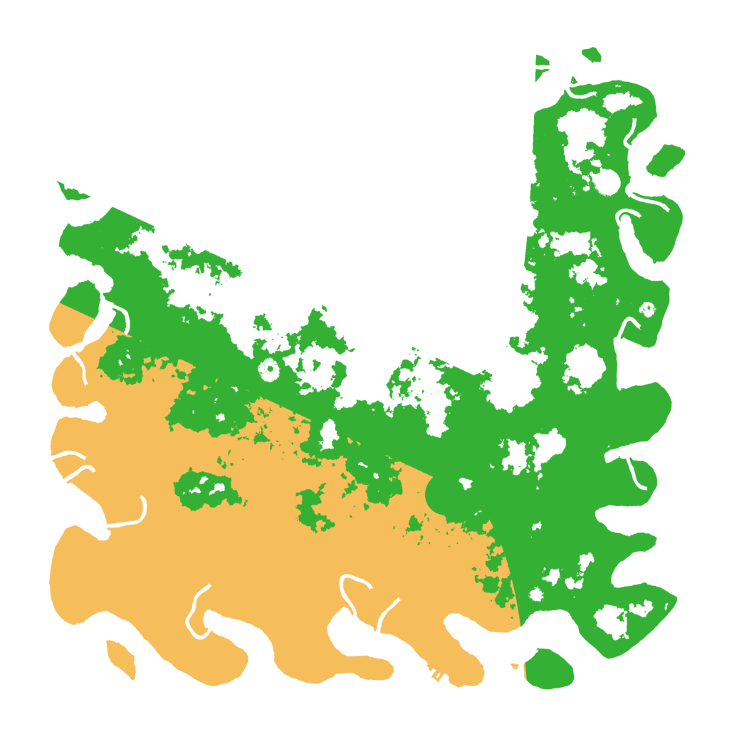 Biome Rust Map: Procedural Map, Size: 5000, Seed: 807203070