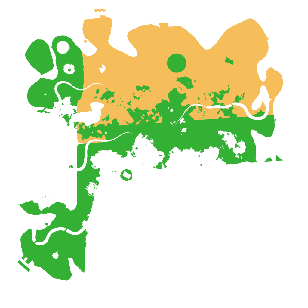 Biome Rust Map: Procedural Map, Size: 4250, Seed: 2448