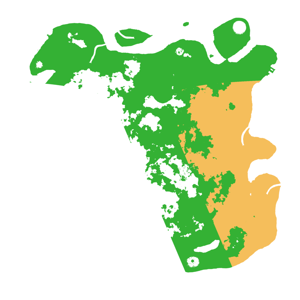 Biome Rust Map: Procedural Map, Size: 4000, Seed: 3121
