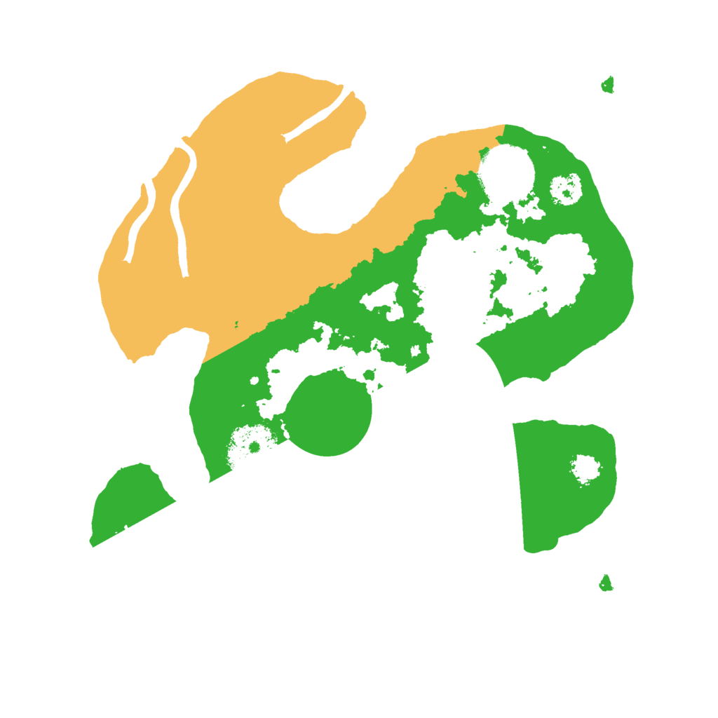 Biome Rust Map: Procedural Map, Size: 2300, Seed: 125534