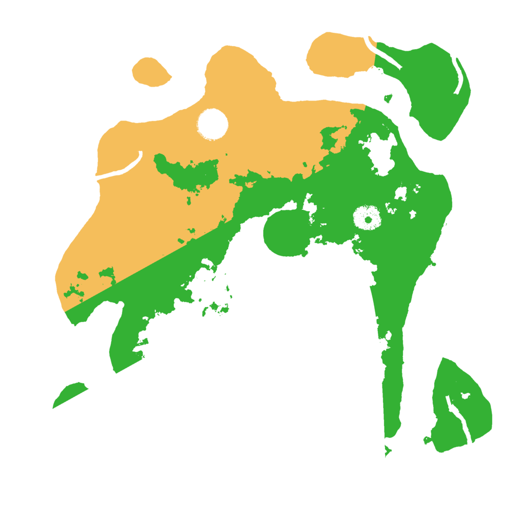 Biome Rust Map: Procedural Map, Size: 3000, Seed: 125534