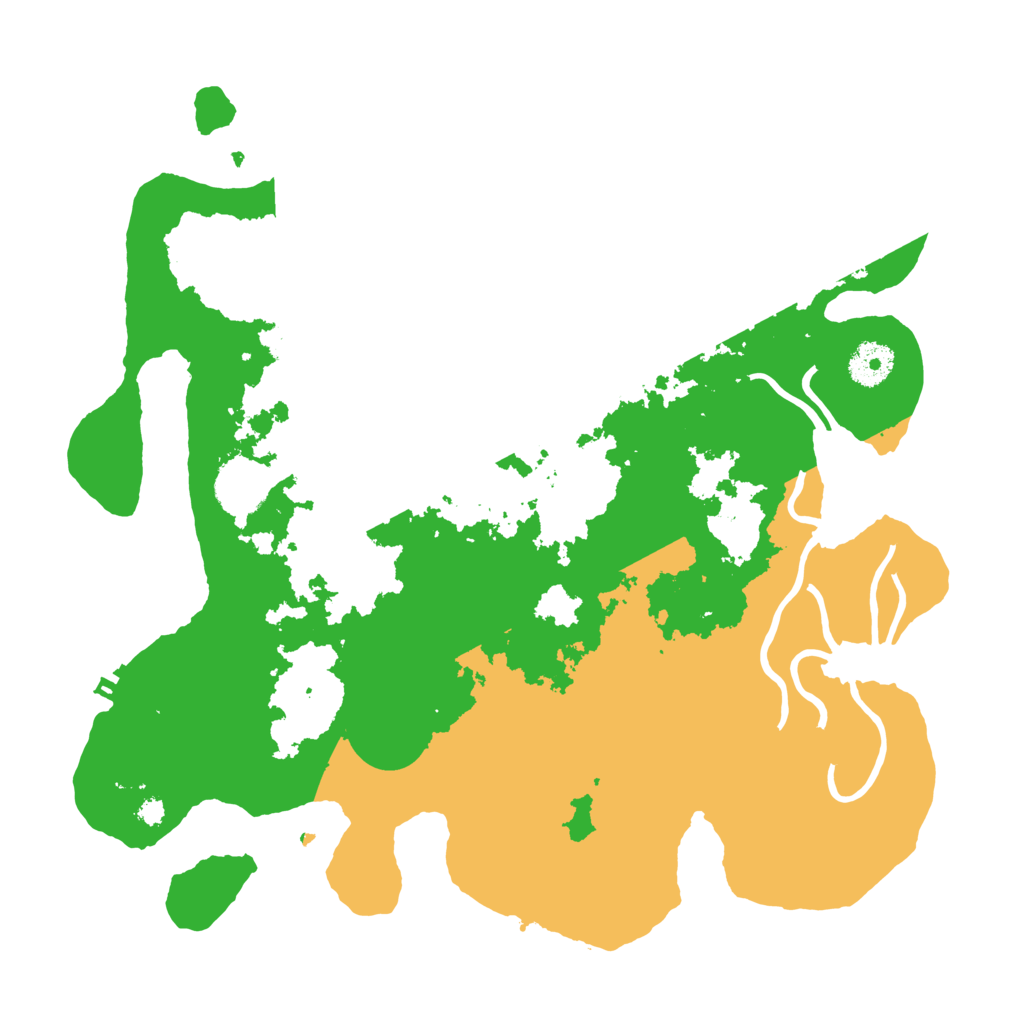 Biome Rust Map: Procedural Map, Size: 3500, Seed: 1202327313