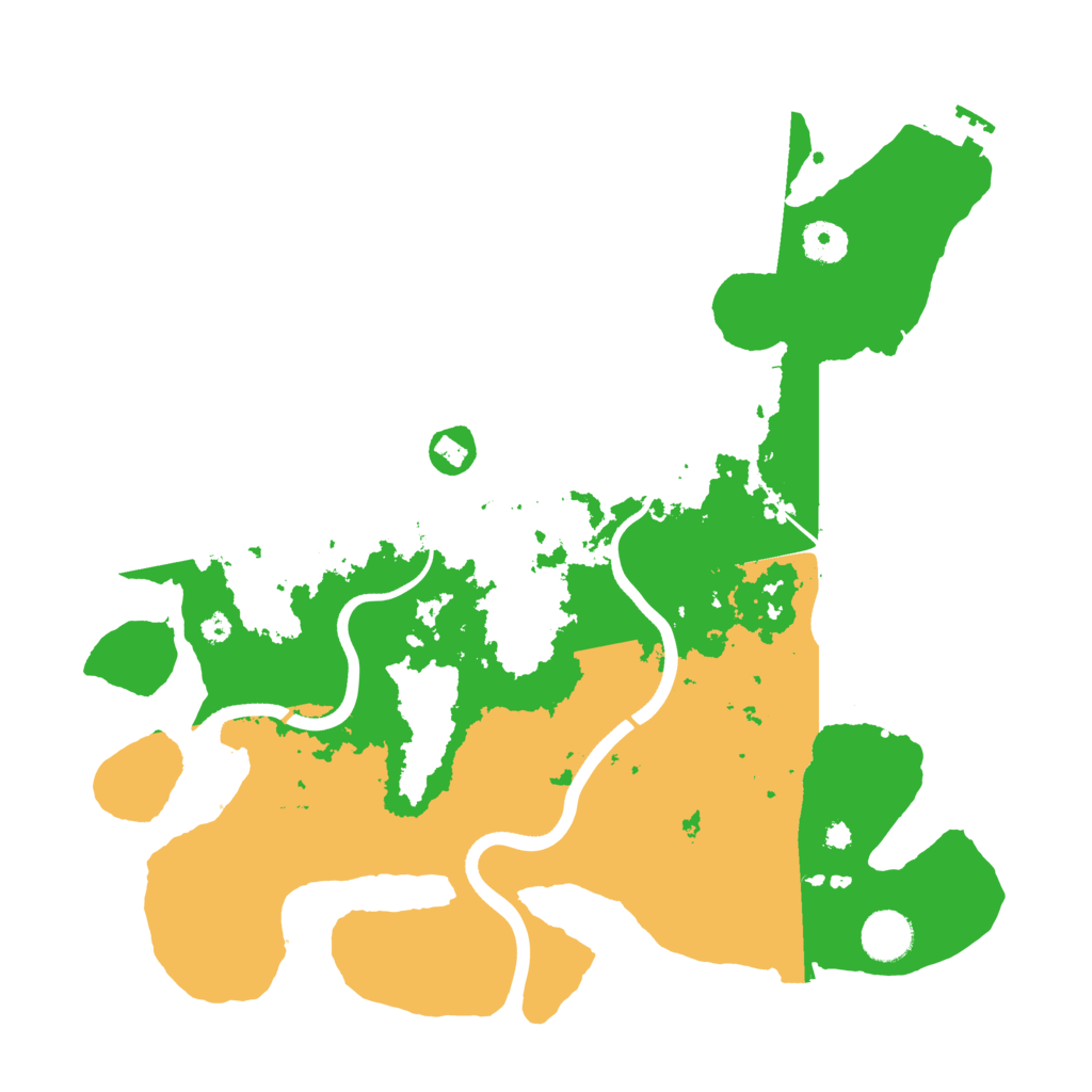 Biome Rust Map: Procedural Map, Size: 3750, Seed: 133109307
