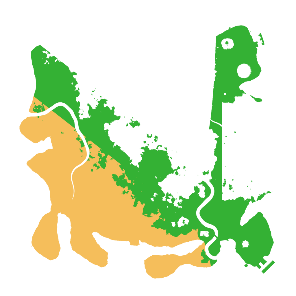 Biome Rust Map: Procedural Map, Size: 3750, Seed: 4999715