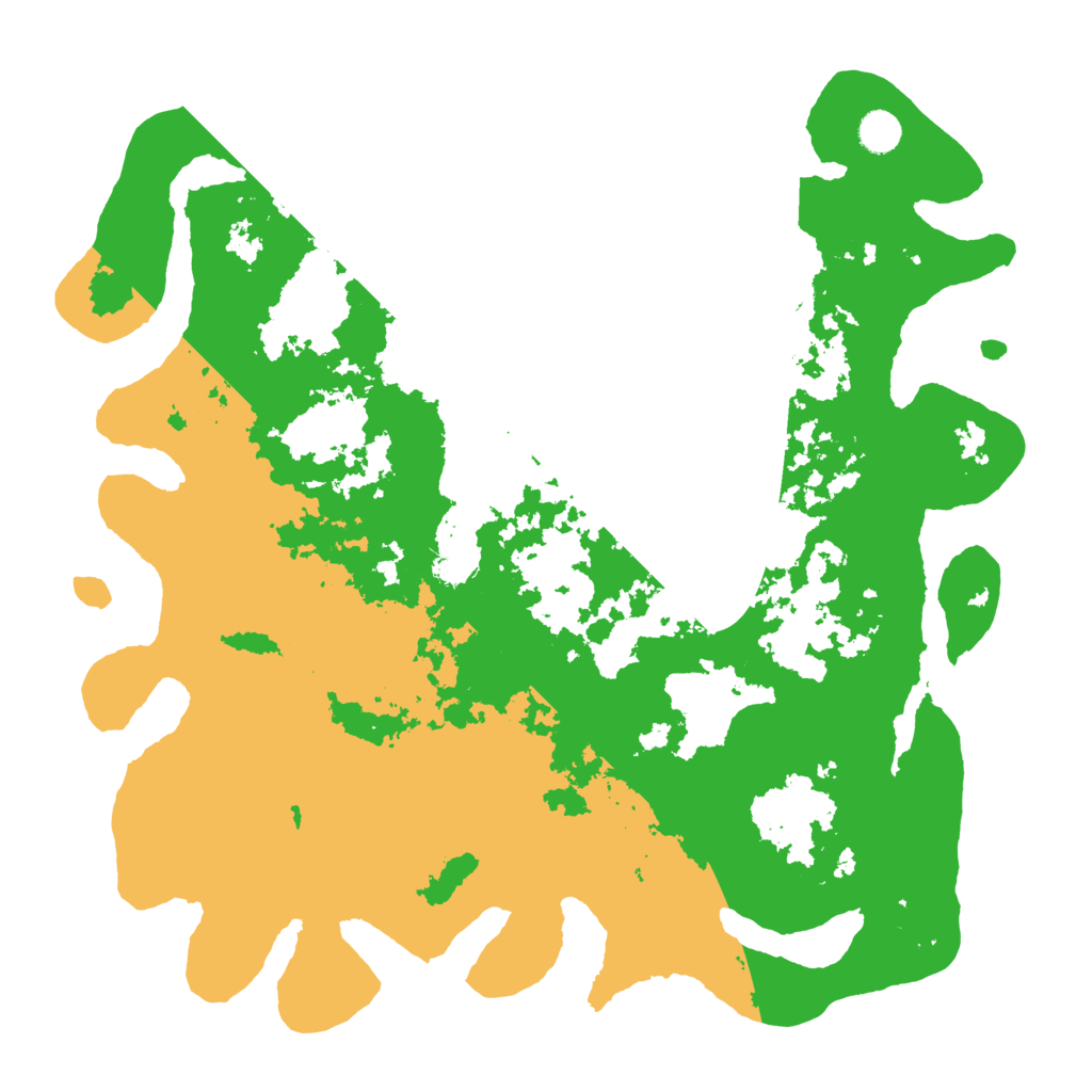 Biome Rust Map: Barren, Size: 4500, Seed: 979797