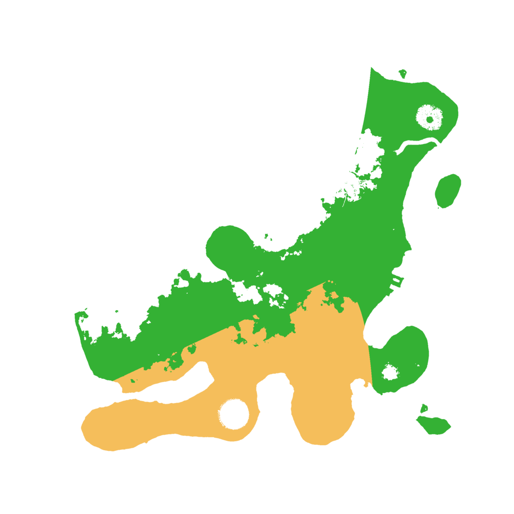 Biome Rust Map: Procedural Map, Size: 3000, Seed: 1087293418