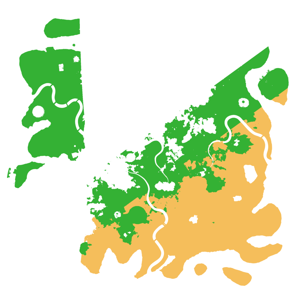 Biome Rust Map: Procedural Map, Size: 4500, Seed: 156