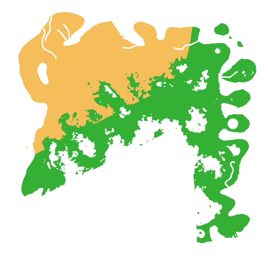 Biome Rust Map: Procedural Map, Size: 4500, Seed: 4329004