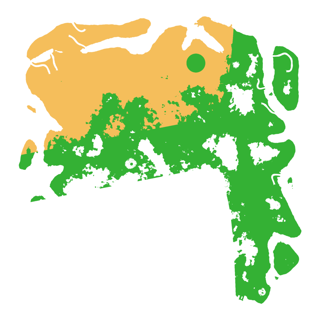 Biome Rust Map: Procedural Map, Size: 4500, Seed: 486795475