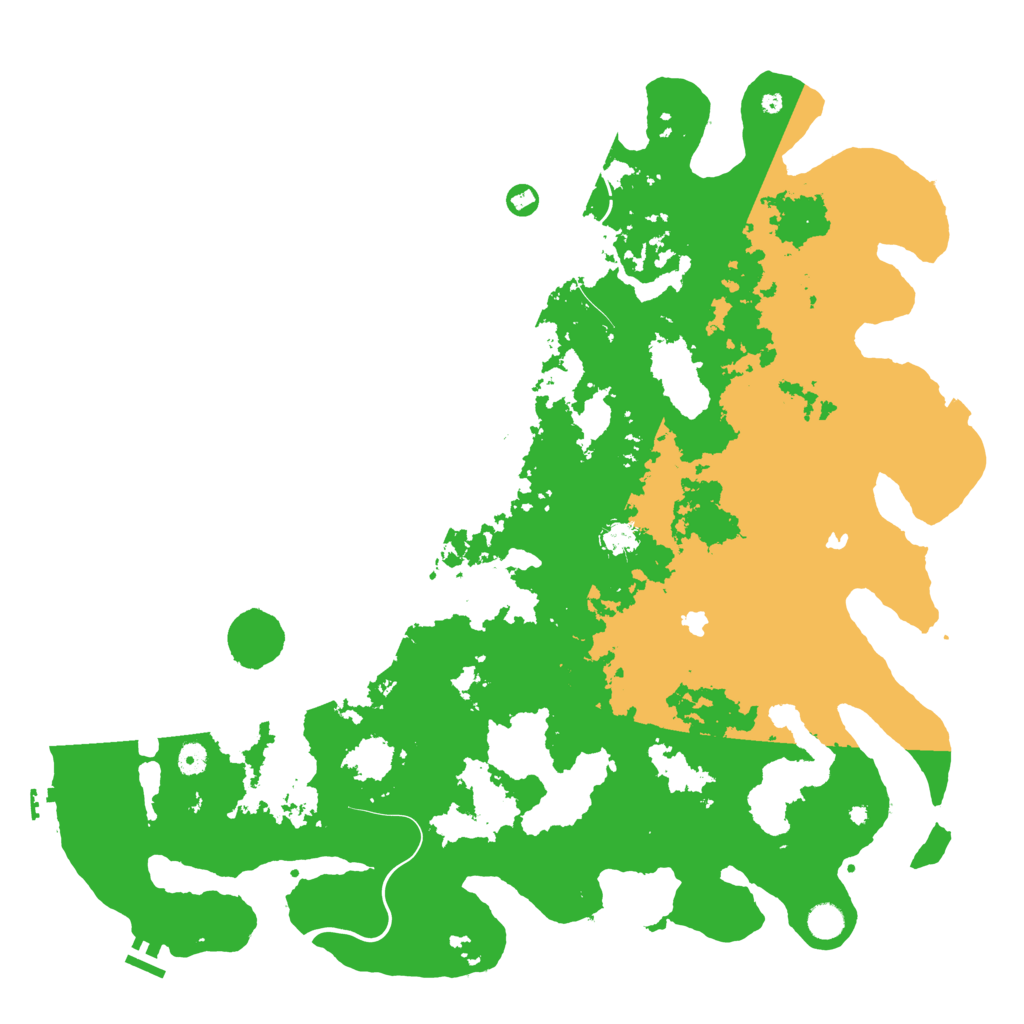 Biome Rust Map: Procedural Map, Size: 5000, Seed: 50460206