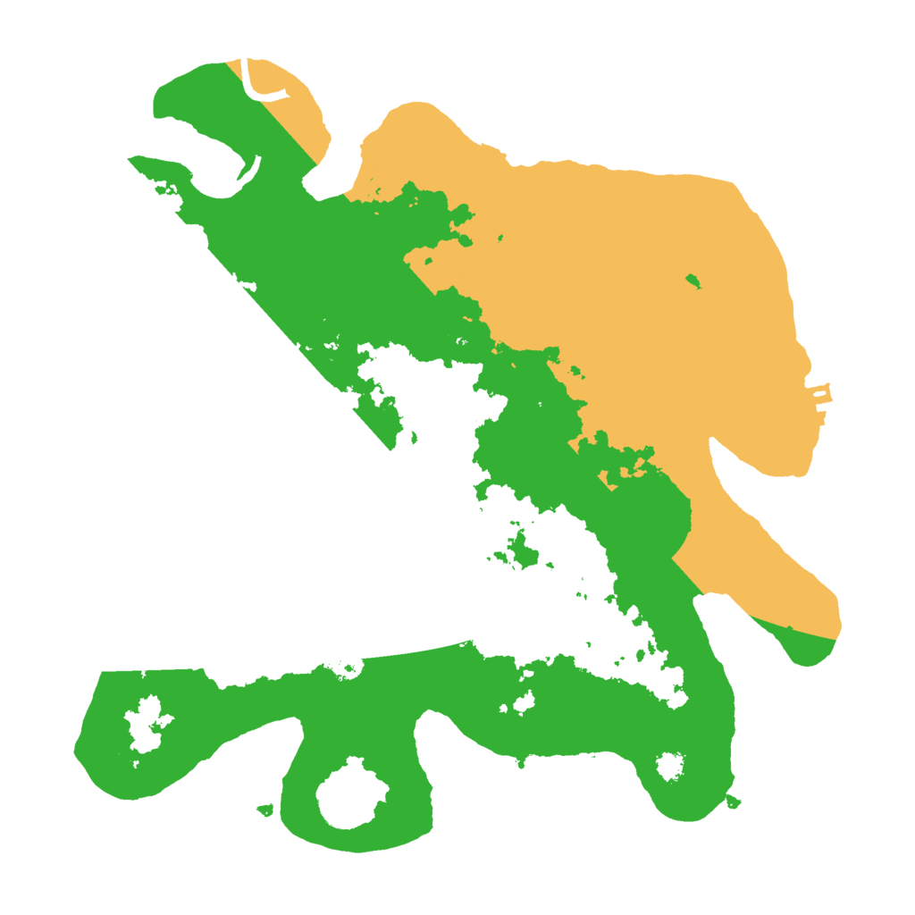 Biome Rust Map: Procedural Map, Size: 3000, Seed: 8401