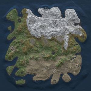 Thumbnail Rust Map: Procedural Map, Size: 3850, Seed: 161512837, 20 Monuments