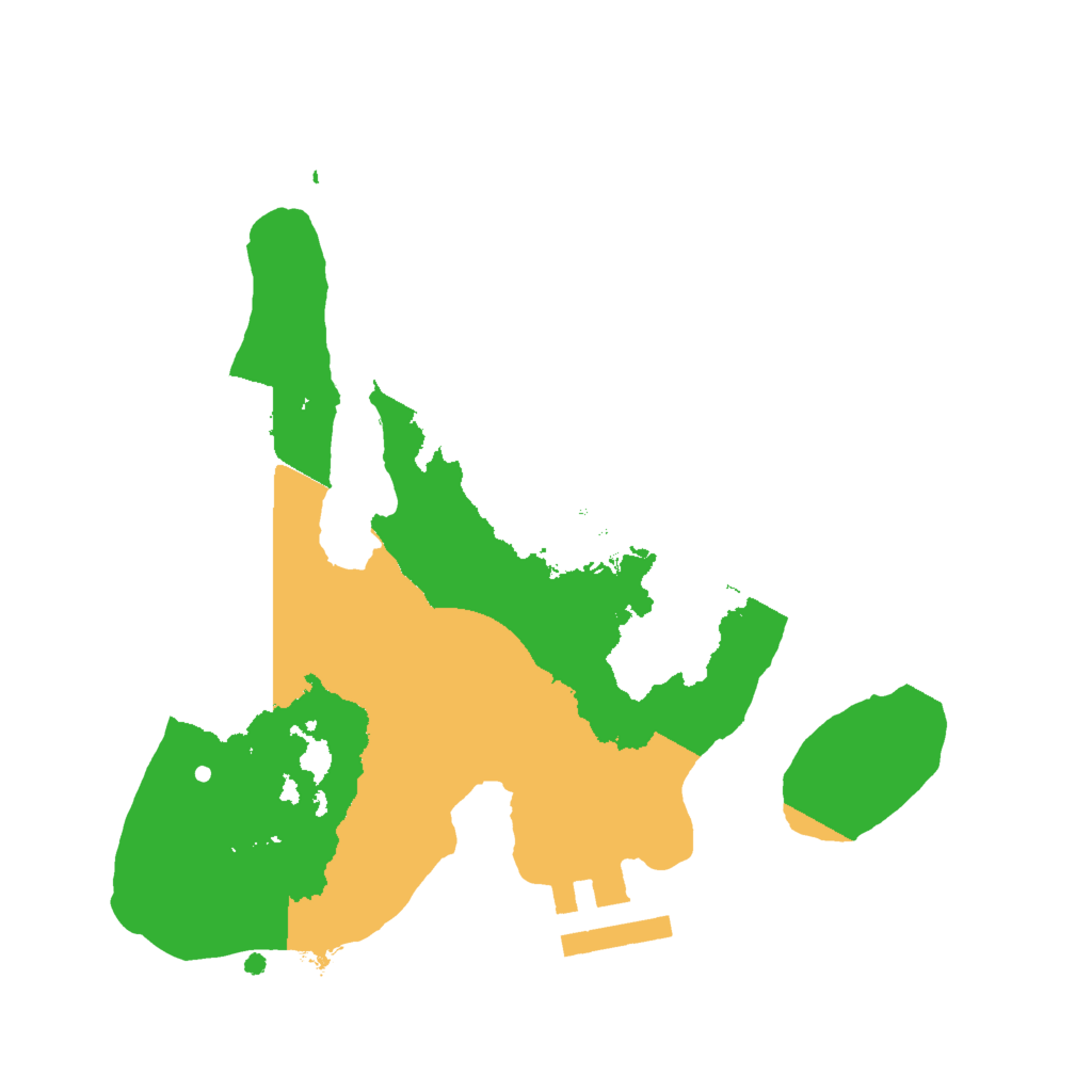 Biome Rust Map: Procedural Map, Size: 2000, Seed: 2030880