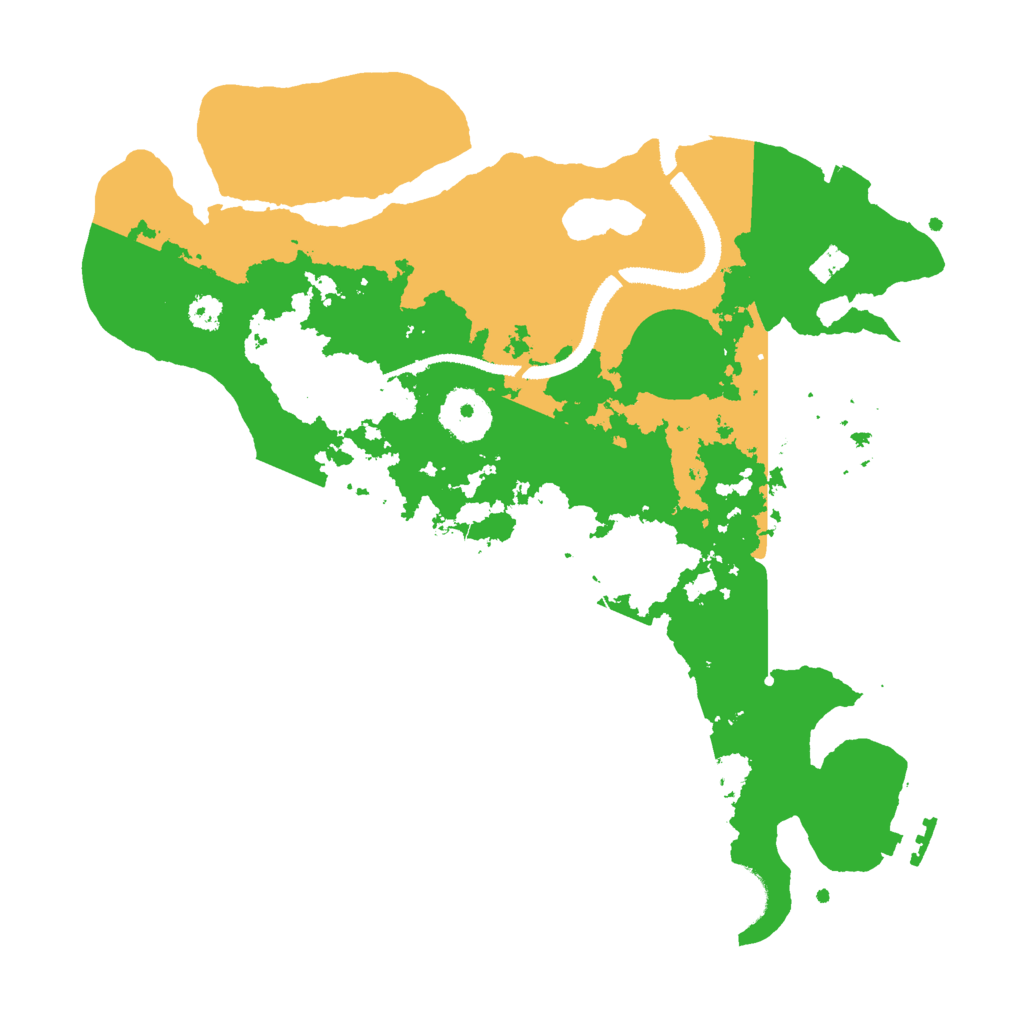 Biome Rust Map: Procedural Map, Size: 3000, Seed: 809115872