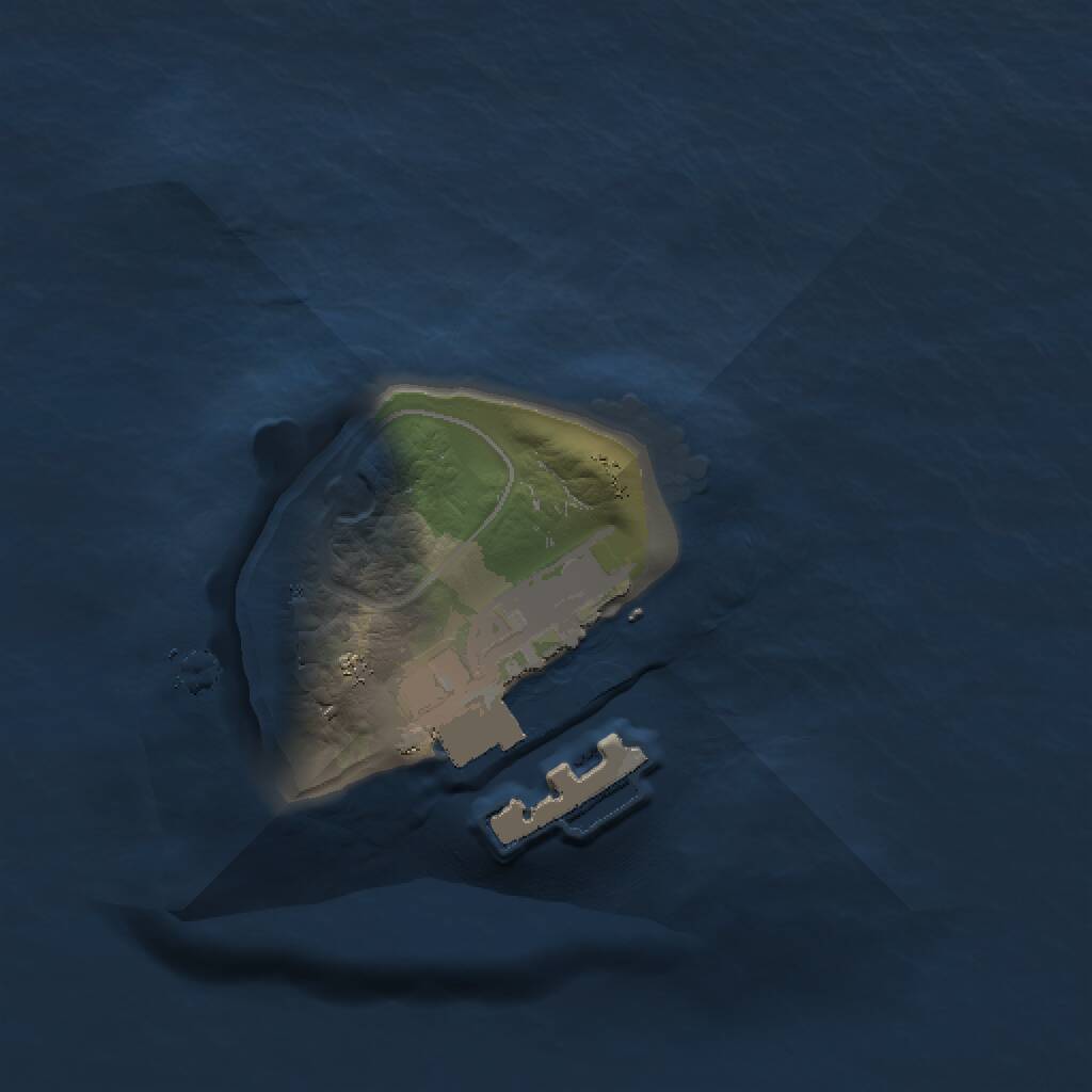 Rust Map: Procedural Map, Size: 1000, Seed: 36013933, 2 Monuments