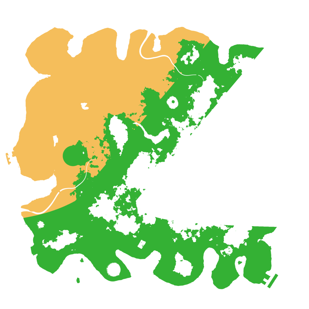 Biome Rust Map: Procedural Map, Size: 4000, Seed: 2078304243