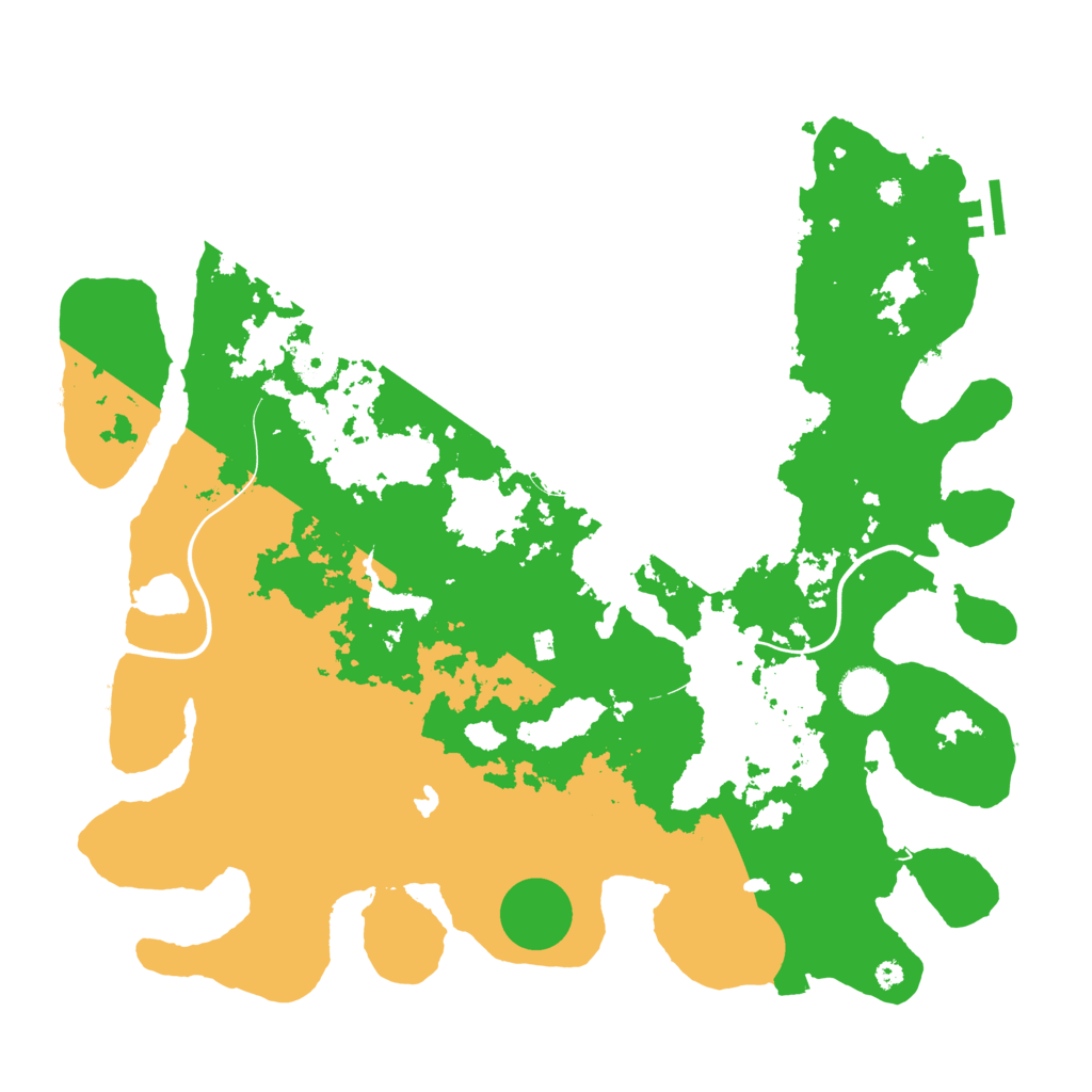 Biome Rust Map: Procedural Map, Size: 4000, Seed: 737137843