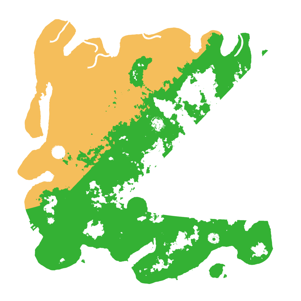 Biome Rust Map: Procedural Map, Size: 4000, Seed: 8192