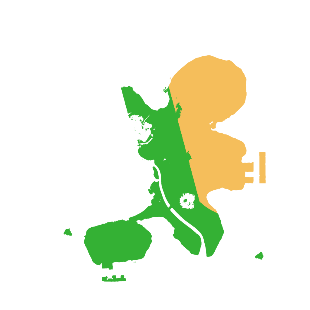 Biome Rust Map: Procedural Map, Size: 2000, Seed: 260271