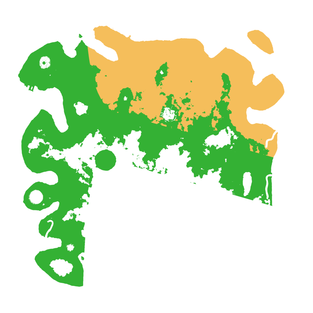 Biome Rust Map: Procedural Map, Size: 4000, Seed: 12343442