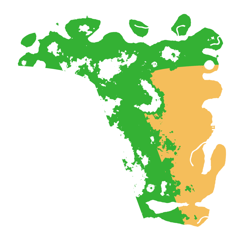 Biome Rust Map: Procedural Map, Size: 4500, Seed: 1350826217