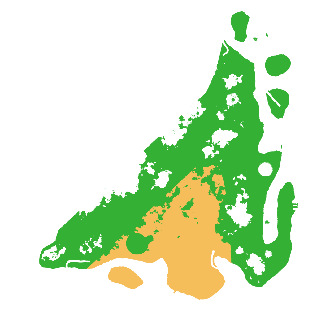 Biome Rust Map: Procedural Map, Size: 4000, Seed: 208041011