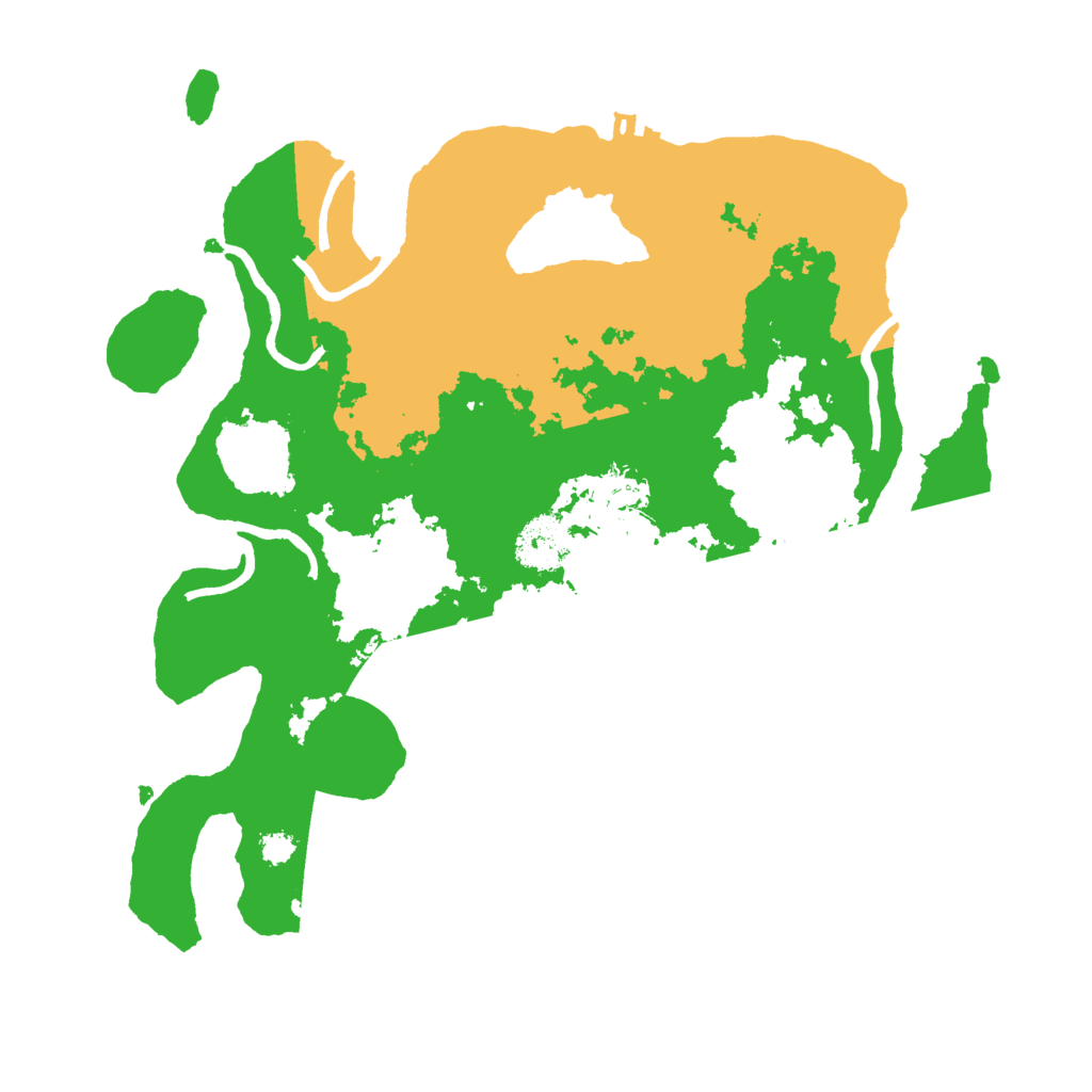 Biome Rust Map: Procedural Map, Size: 3000, Seed: 1341385984