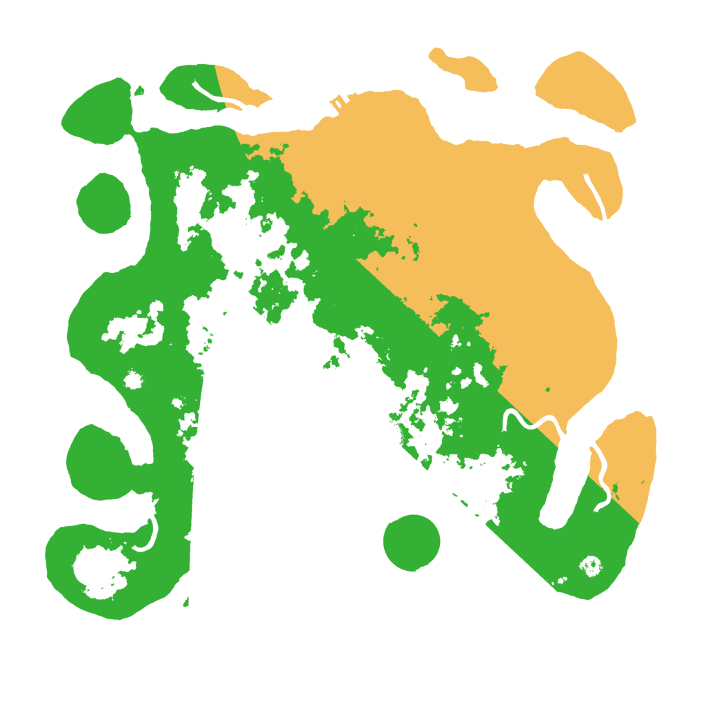 Biome Rust Map: Procedural Map, Size: 3500, Seed: 1435147417