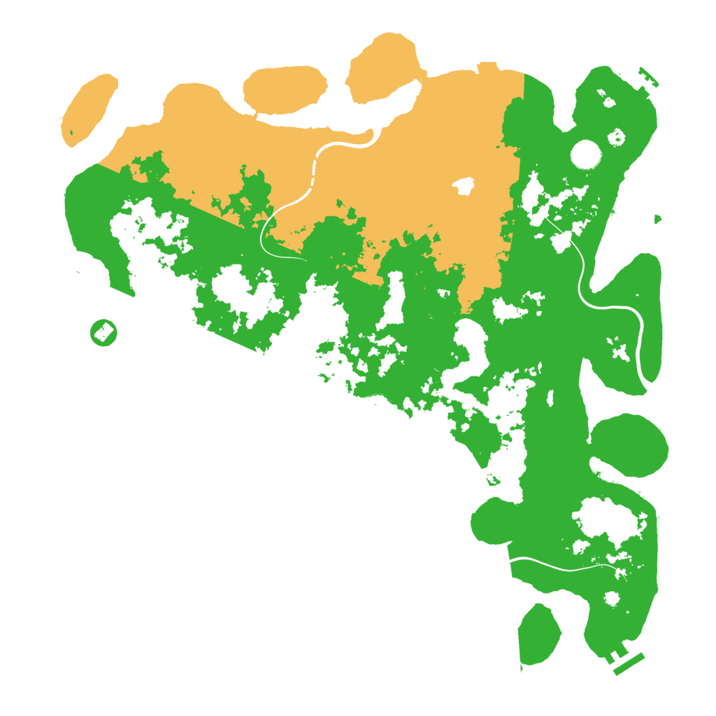 Biome Rust Map: Procedural Map, Size: 4250, Seed: 1246774501