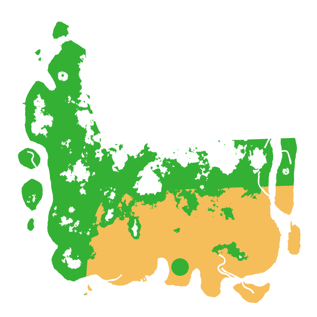 Biome Rust Map: Procedural Map, Size: 4800, Seed: 1240497827