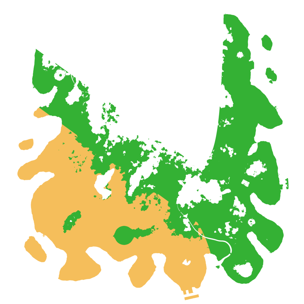 Biome Rust Map: Procedural Map, Size: 4250, Seed: 111111