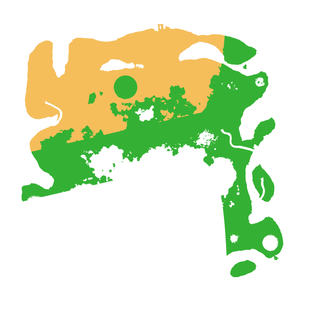 Biome Rust Map: Procedural Map, Size: 3500, Seed: 1885461861