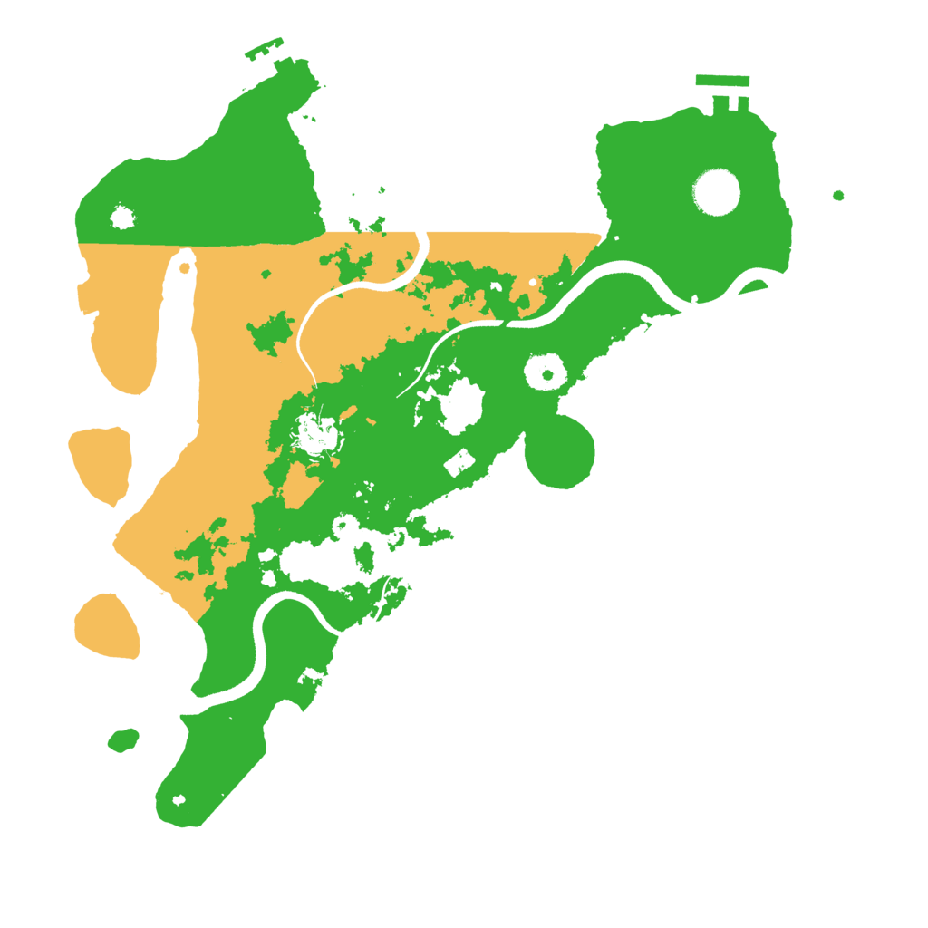 Biome Rust Map: Procedural Map, Size: 3500, Seed: 1738