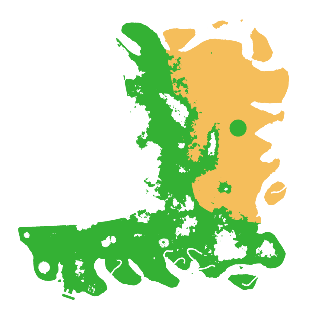Biome Rust Map: Procedural Map, Size: 4800, Seed: 31543