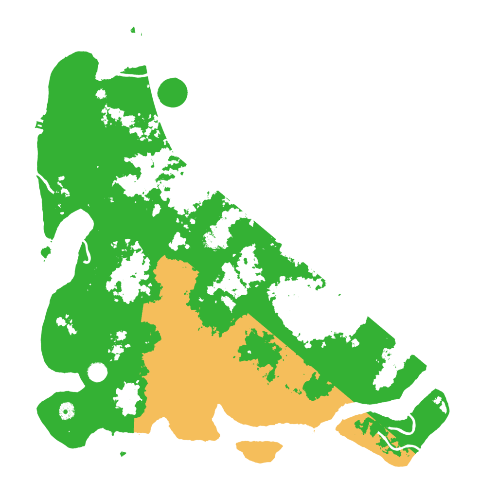 Biome Rust Map: Procedural Map, Size: 4500, Seed: 990221481