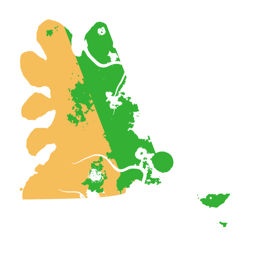 Biome Rust Map: Procedural Map, Size: 3500, Seed: 1507974566