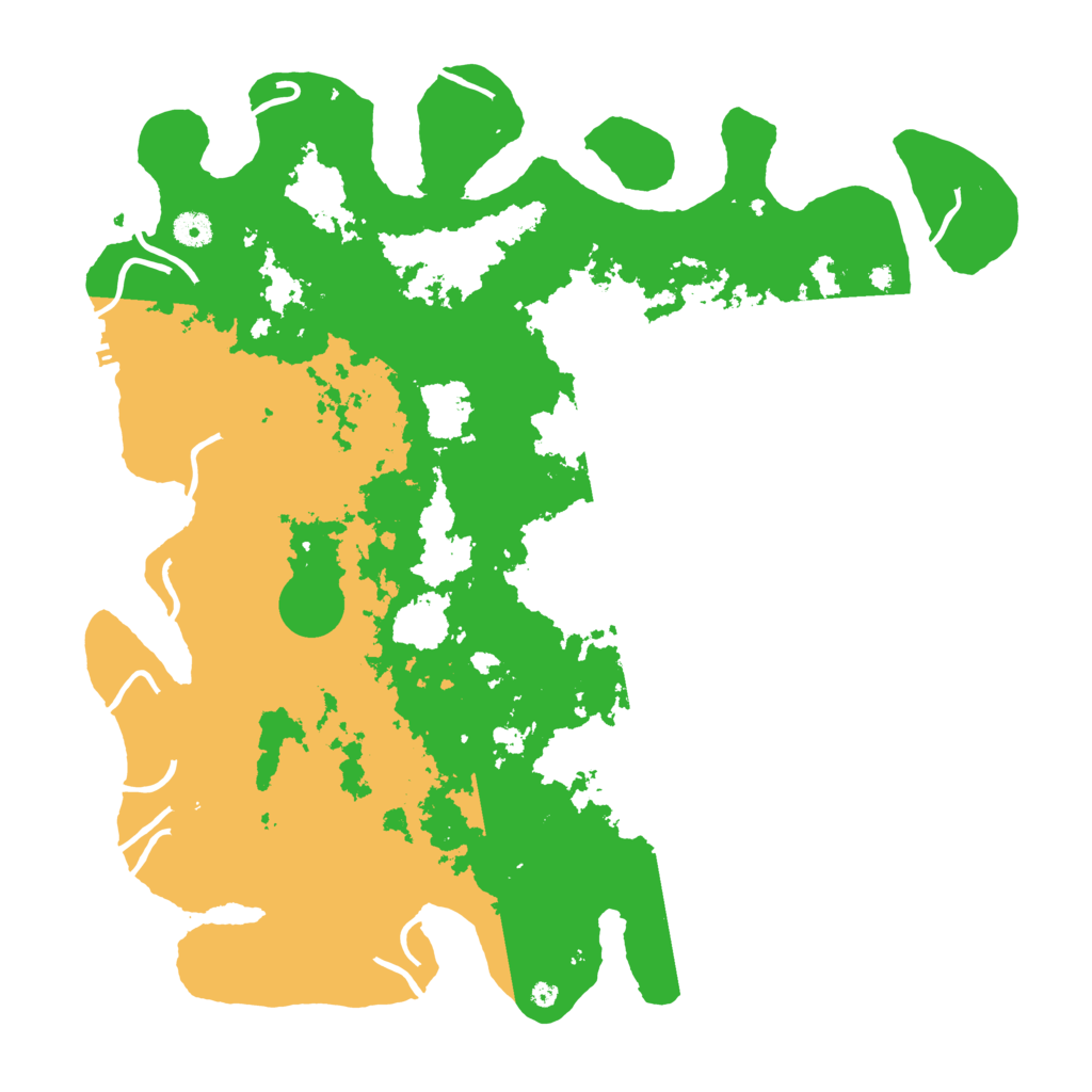 Biome Rust Map: Procedural Map, Size: 4400, Seed: 434234455