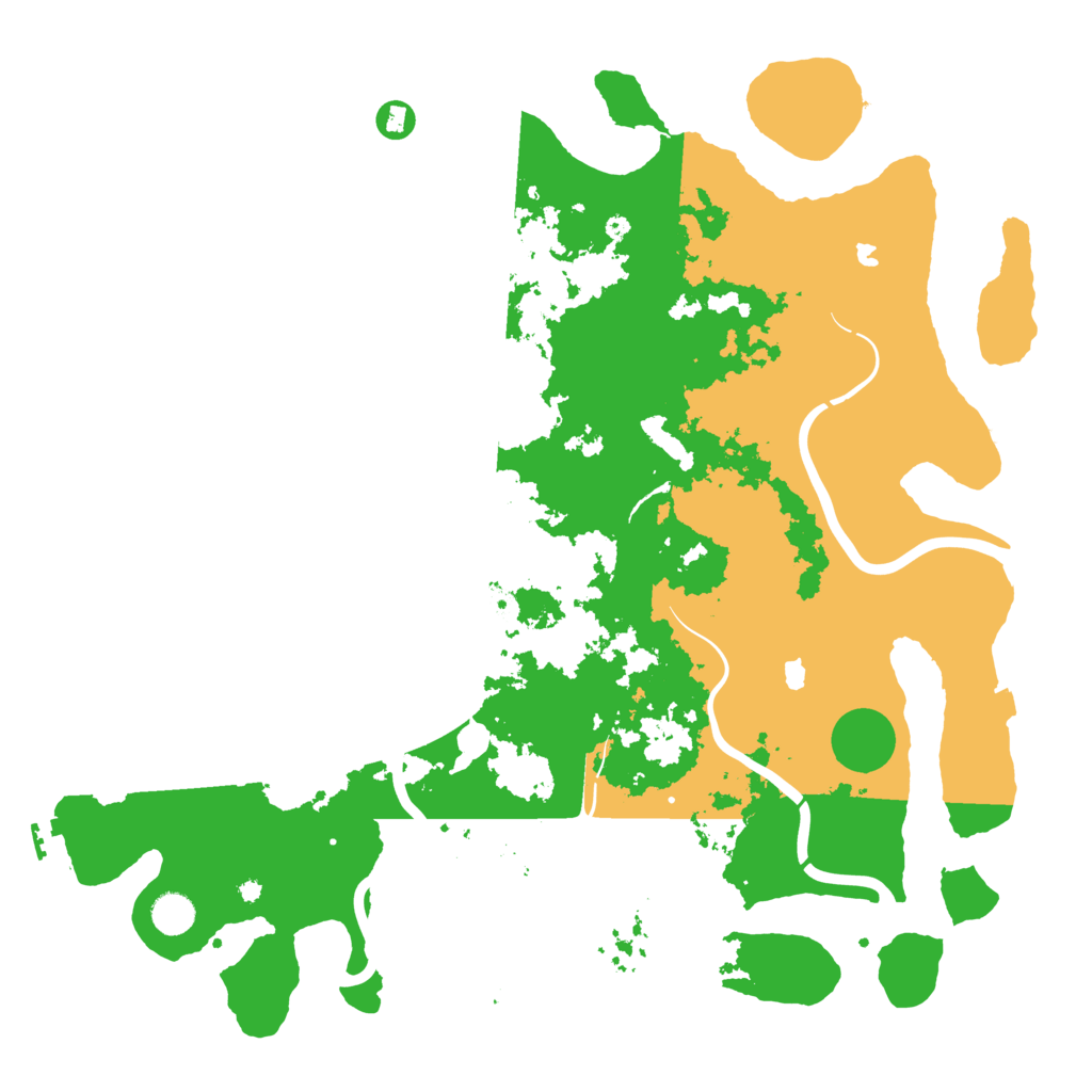 Biome Rust Map: Procedural Map, Size: 4500, Seed: 603960591