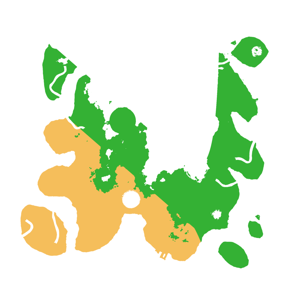 Biome Rust Map: Procedural Map, Size: 3000, Seed: 1055619611