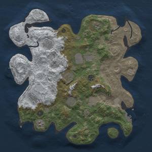 Thumbnail Rust Map: Procedural Map, Size: 3700, Seed: 475201778, 20 Monuments