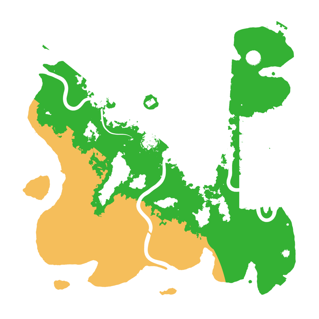 Biome Rust Map: Procedural Map, Size: 3800, Seed: 2077718242