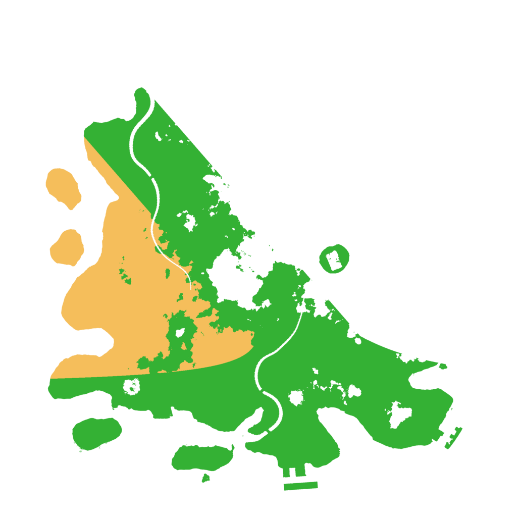 Biome Rust Map: Procedural Map, Size: 3093, Seed: 3127