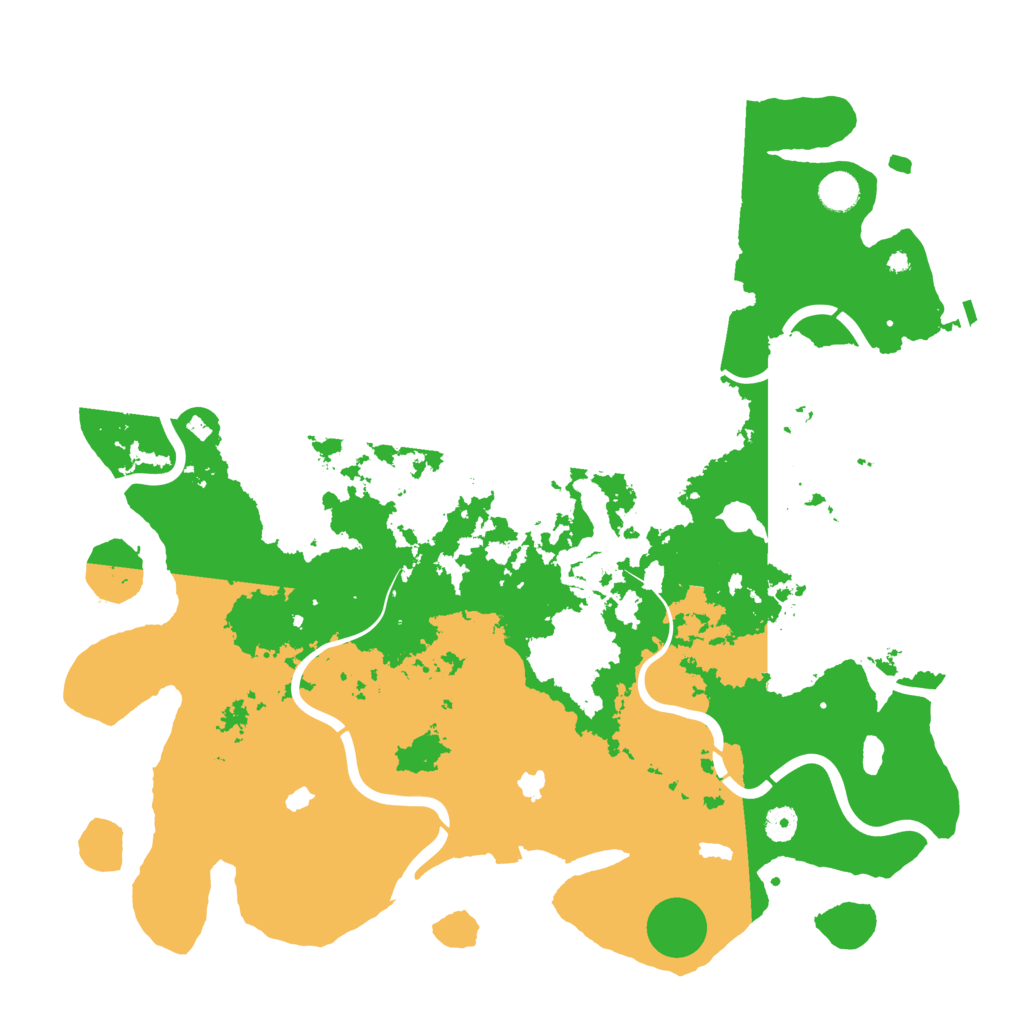 Biome Rust Map: Procedural Map, Size: 4500, Seed: 13869